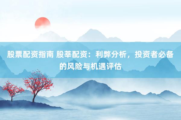 股票配资指南 股莘配资：利弊分析，投资者必备的风险与机遇评估