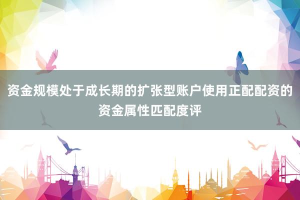 资金规模处于成长期的扩张型账户使用正配配资的资金属性匹配度评