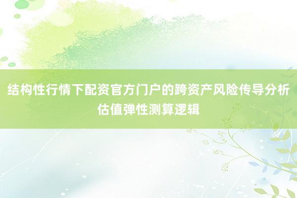 结构性行情下配资官方门户的跨资产风险传导分析估值弹性测算逻辑
